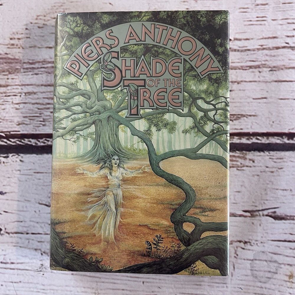 Vintage 1986 Hardcover‎ Shade of the Tree Piers Anthony Magic Mystery Menace 1st